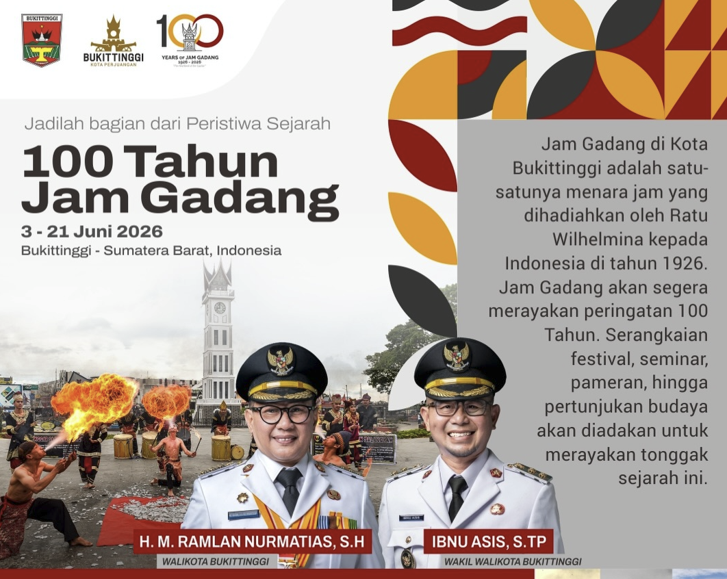 Semarak Peringatan 100 Tahun Jam Gadang, Ribuan Masyarakat Meriahkan Berbagai Kegiatan Budaya